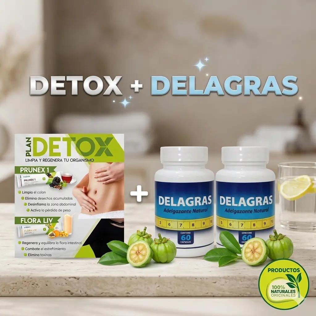 Detox Fuxion + 2 Delagras
