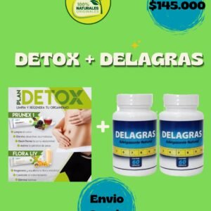 Detox Fuxion + 2 Delagras